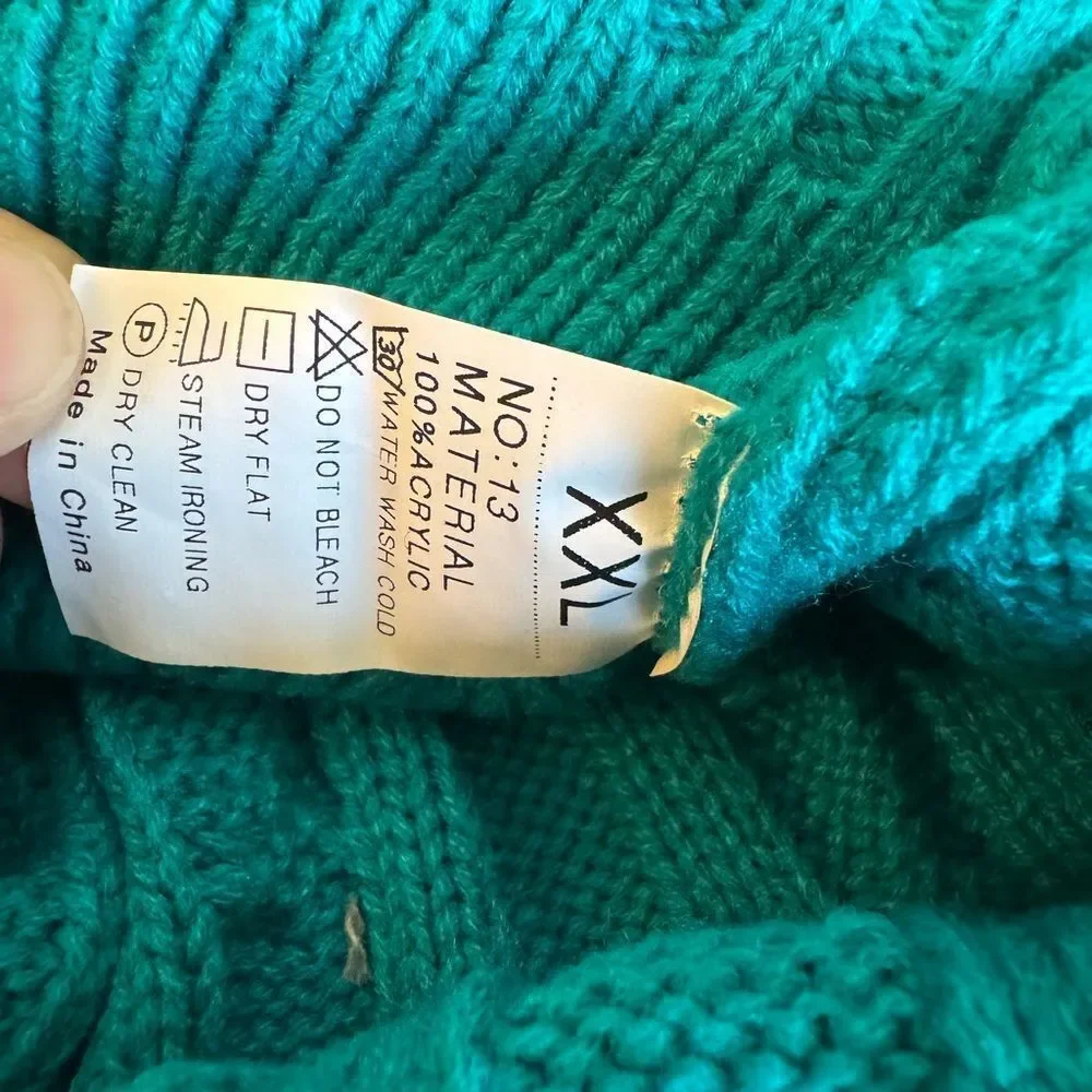 Turquoise Blue Dog Pet Sweater
